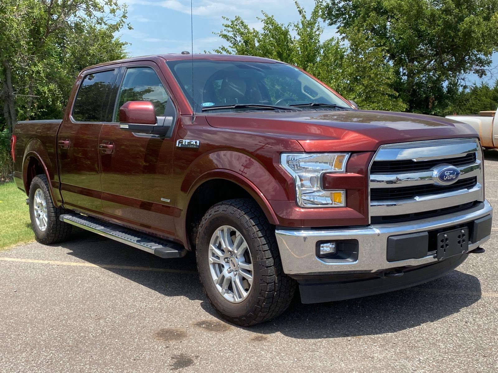 Pre Owned 2017 Ford F 150 Lariat 4wd Supercrew 55 Box Crew Cab Pickup